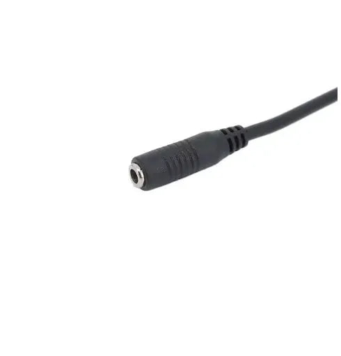 Black copper 22AWG DC power cord male to female plug