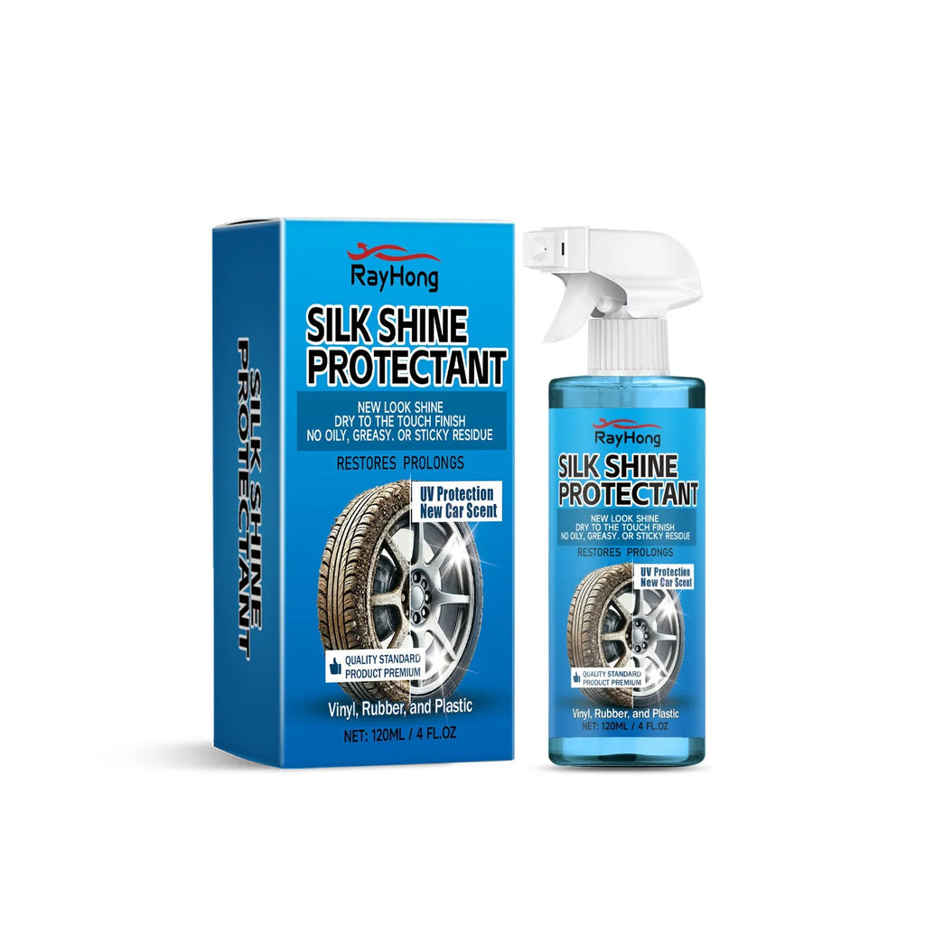 120ml car wheel protector bottle measuring 5.5 x 11cm for wheel cleaning and maintenance