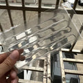 Clear 3D vinyl car door handle protective stickers in 4-piece set for scratch prevention