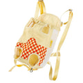 Soft cat carrier backpack in non-woven polyester canvas with shoulder straps
