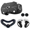 Black silicone glasses host set with protective cover, eye mask, handles and button caps