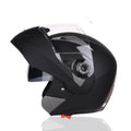 Plastic motorcycle helmet in selected colour with 36cm length 27cm width