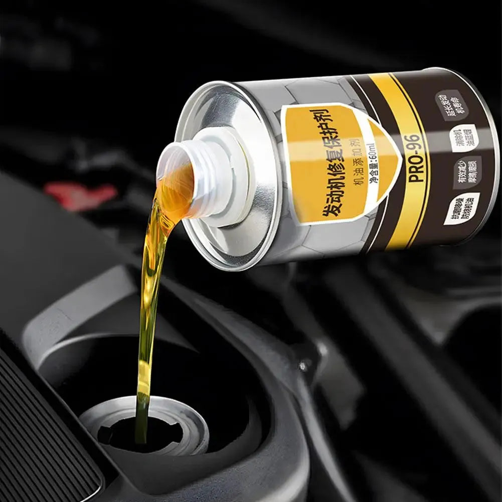 60ml engine oil additive anti-wear repair agent in white bottle