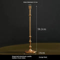 Handmade aluminium candlestick decoration for dining table candlelight dinner, three sizes available