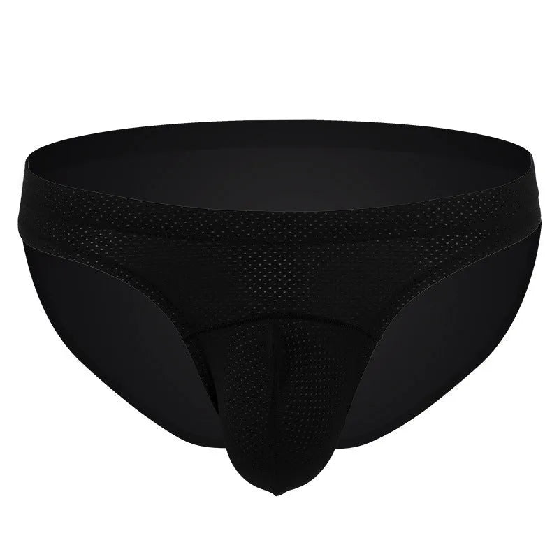 Men's transparent loose nylon underwear in colours white, blue, black, grey, sky blue