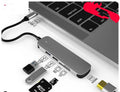 Multi-function hub HDMI docking station notebook converter with TYPE-C connection and external power supply