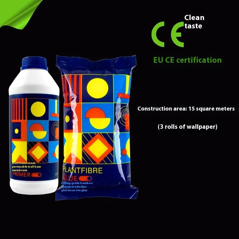 Three rolls of glutinous rice wallpaper glue, a formaldehyde-free wall adhesive.