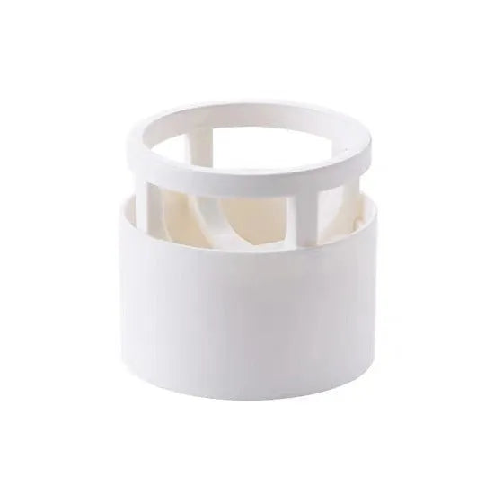 Pink plastic beauty egg stand with dustproof cover for bedroom cosmetics storage