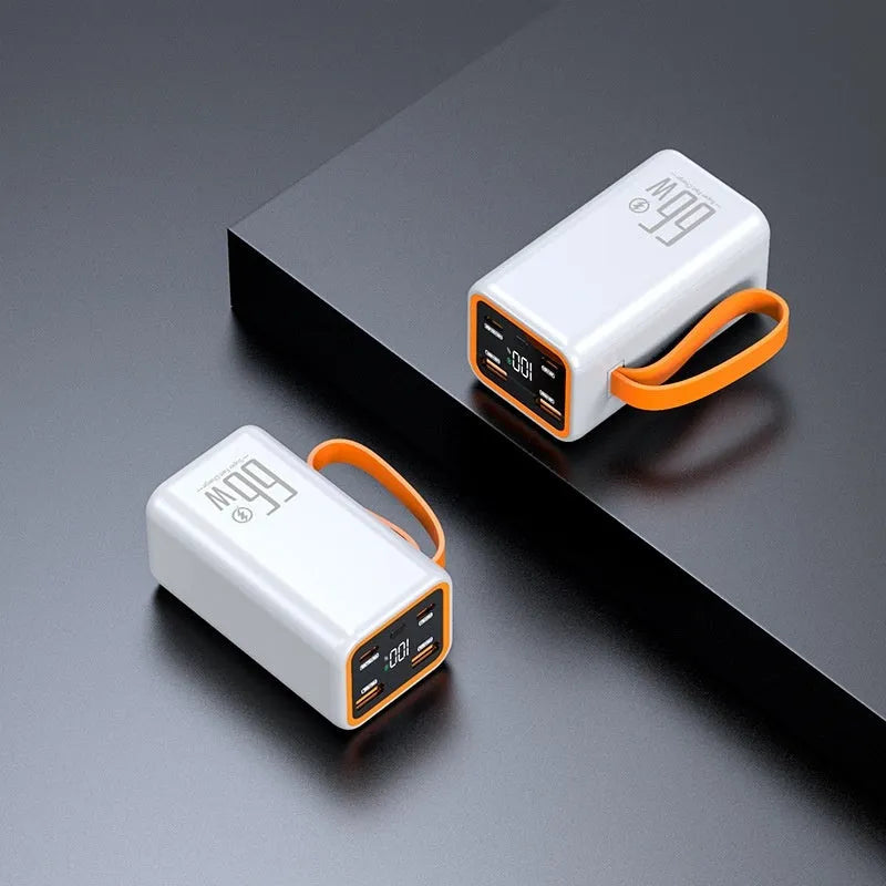 PD66W fast charge 20000MA mobile power supply in black or white colour