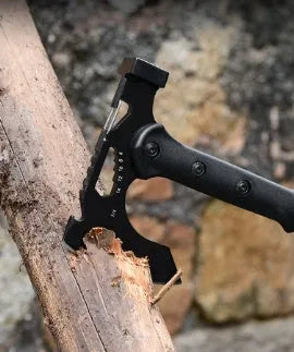 Multi functional high carbon steel engineer axe with 58 hardness for chopping wood with axe bag