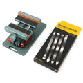 A general mobile phone repair clamping fixture with a silicone grip and adjustable arms.