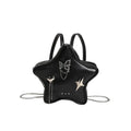 Women's soft PU messenger bag convertible to mini backpack in black, white, or silver colours