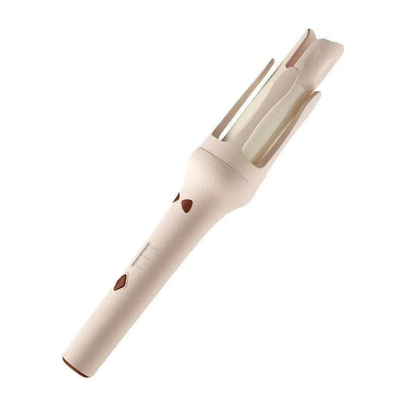 Automatic hair curler with 32mm ceramic barrel in a choice of colours including beige and pink.