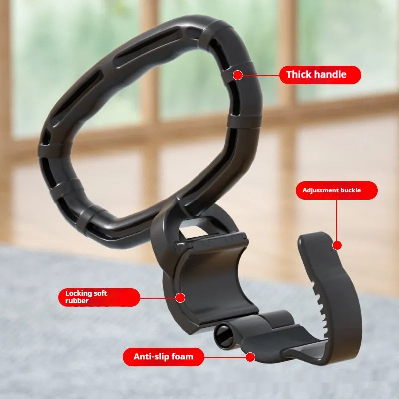 Adjustable weight kettlebell handle in PP, 21 x 19cm, available in Black or Orange for fitness body shaping.