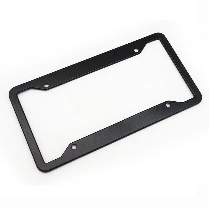 Aluminium alloy license plate frame with stainless steel in four colour options