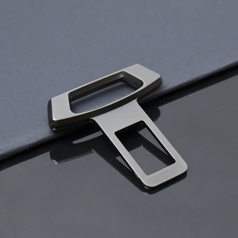 Metal car interior silencer insert shown in matte black, gold, and silver colour options