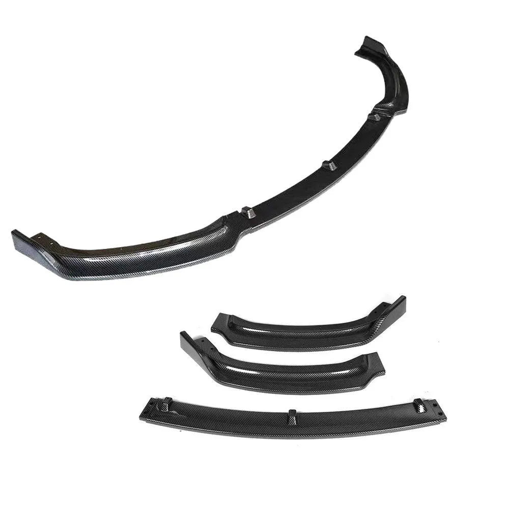 BMW 3 Series F30 F35 black polypropylene front bumper lip spoiler