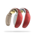 Red and white intelligent cervical massager with three contact points for neck back waist relief