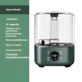 Green KC-112 touch screen intelligent humidifier with remote control on a table
