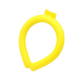 PVC cooling neck hanging ice ring for outdoor sports heatstroke prevention in blue colour
