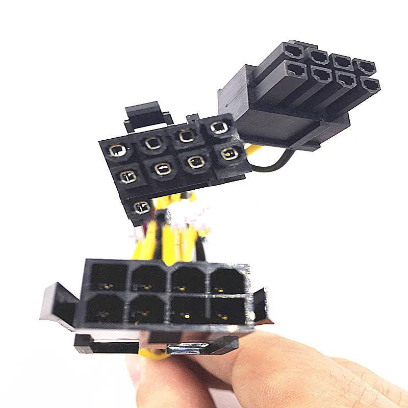 8PIN female to dual 8PIN male graphics card power adapter cable with 21cm length