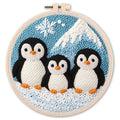 DIY poke embroidery material package for 20cm cross stitch decoration, available in five colours