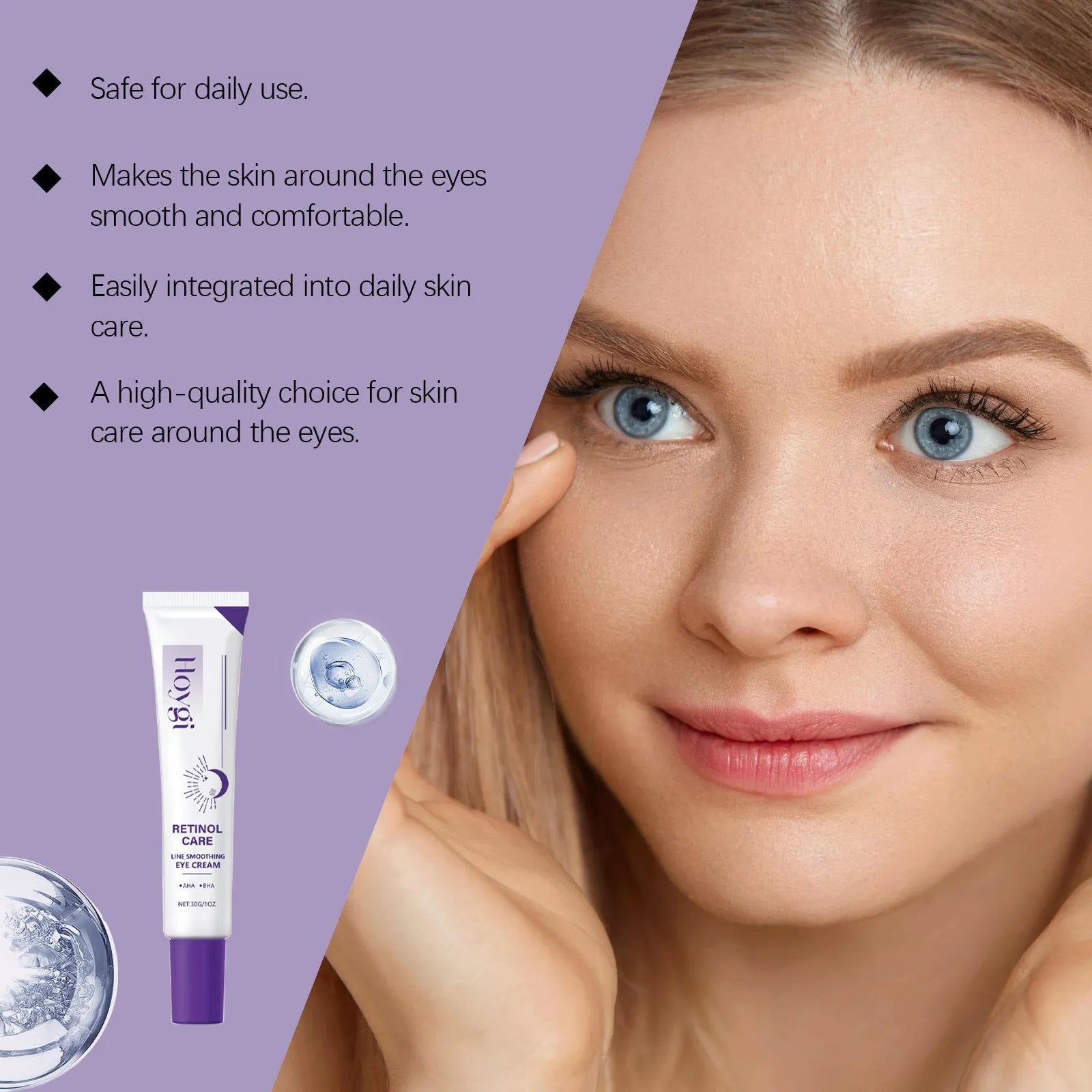 30g eye cream container for moisturising and nourishing delicate eye area skin