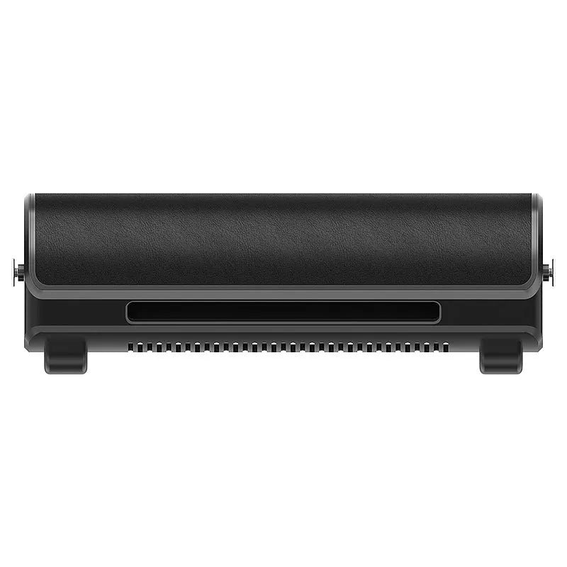 Bladeless car ventilation fan with USB connection and three speed settings in black, brown or red