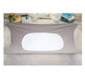 104x76cm crushed velour baby crib hammock attached to crib with SIDS risk reduction design