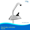 Electronic control rotating faucet with mirror polished 316 stainless steel finish for RV kitchen installation