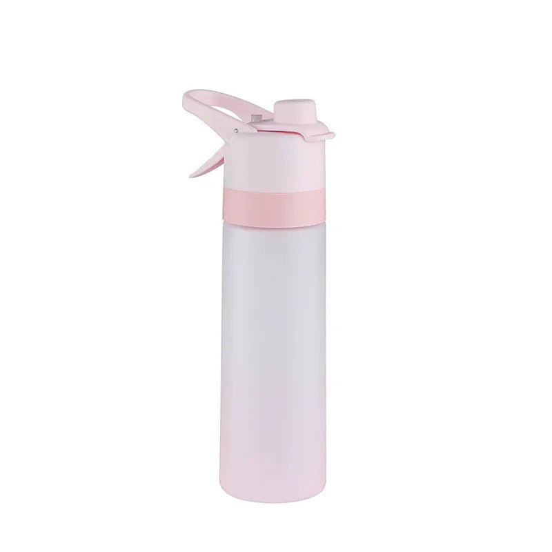 700ml plastic spray water bottle with handle strap and leakproof lid in multiple colours
