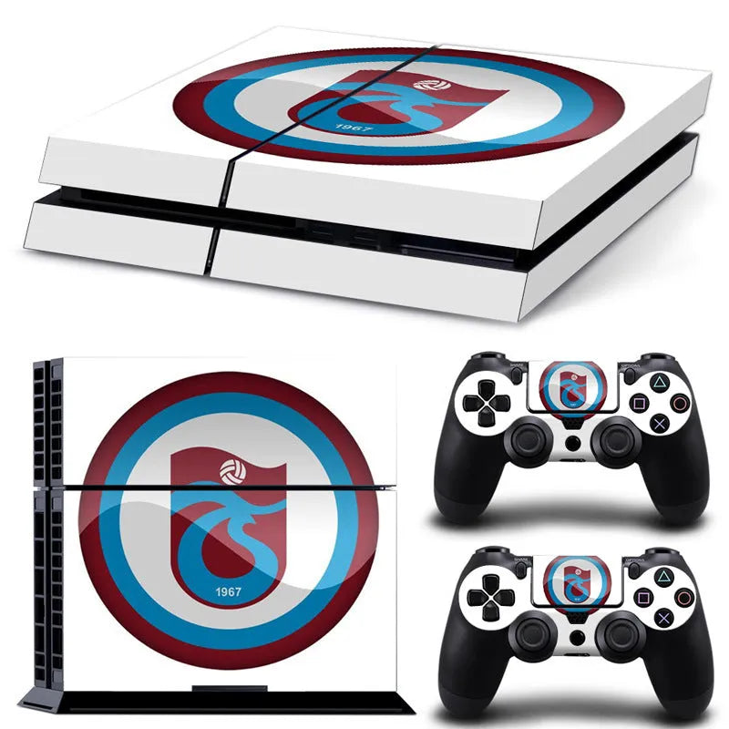 PS4 game console protective film skin sticker with high-definition print on a thin PVC material.