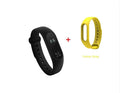 Xiaomi Mi Band 2 black fitness tracker with OLED display on adjustable wrist strap