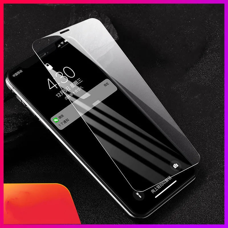 Tempered glass screen protector for Apple iPhone with anti-fingerprint and anti-drop features