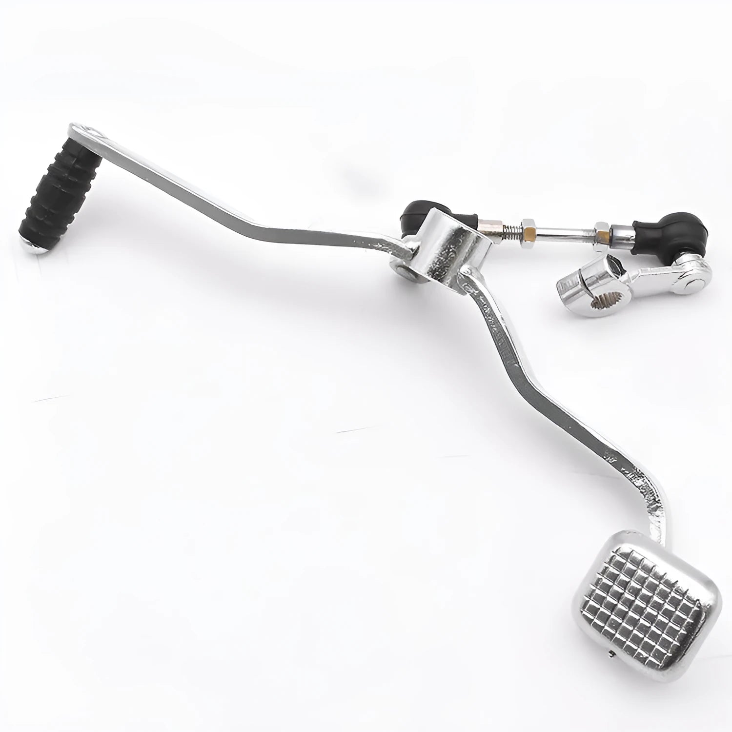 GS125 motorcycle gear lever replacement part showing 300mm length and front/rear step design
