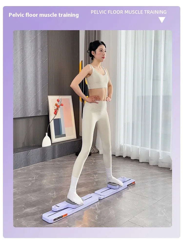 Multifunctional split supine board skiing machine integrated in Purple PP material 15x14x145mm