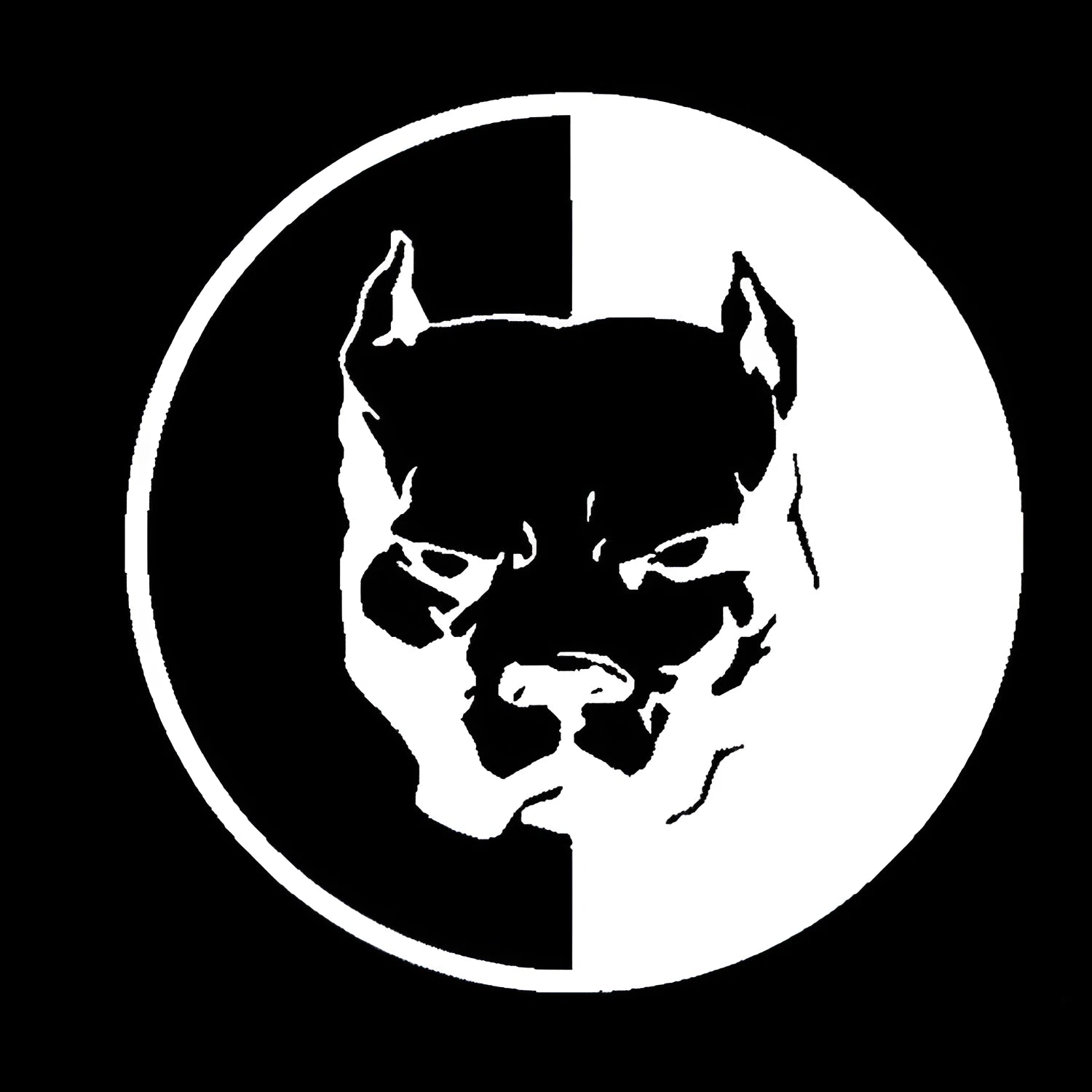 Reflective superhero R car sticker with bulldog pattern in 12x12cm size