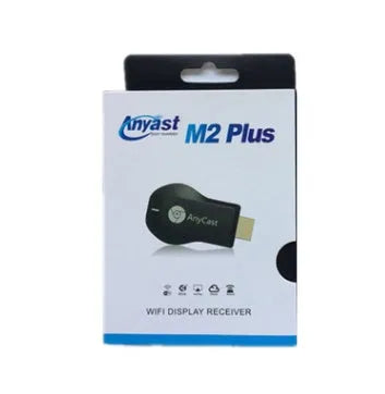 Wireless HDMI dongle for 1080P screen mirroring, black plastic casing with HDMI connector and USB power cable