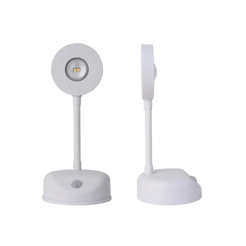 Modern geometric rechargeable wireless wall lamp spotlight in white or black with remote control