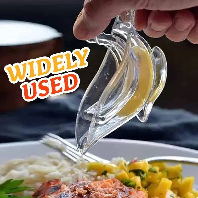 Transparent acrylic bird-shaped manual lemon juicer for fresh citrus extraction
