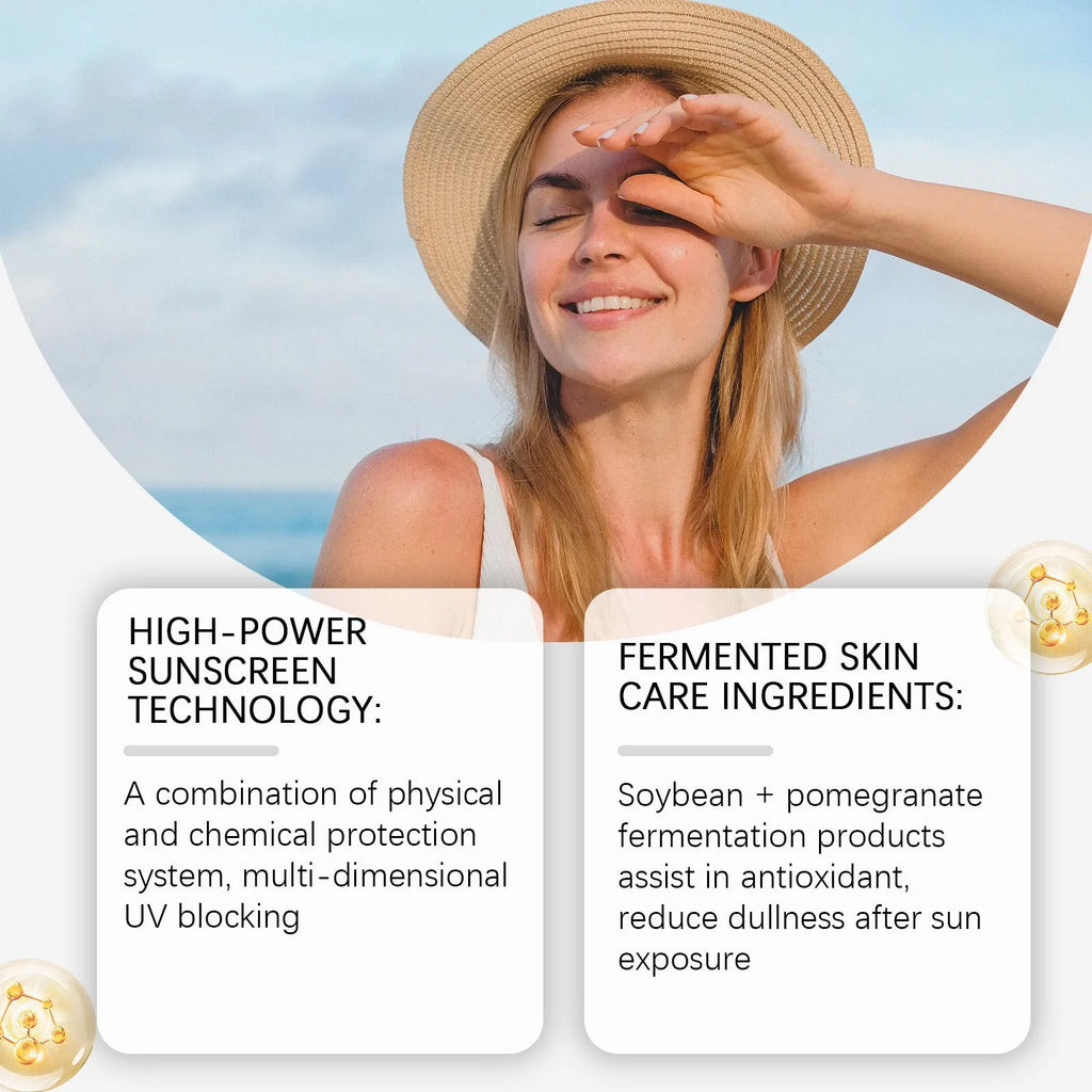 Soymilk Protective Cream sunscreen in a 50g container.