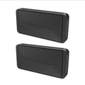 Car seat belt adjustment clip made from ABS material in black and silver finishes