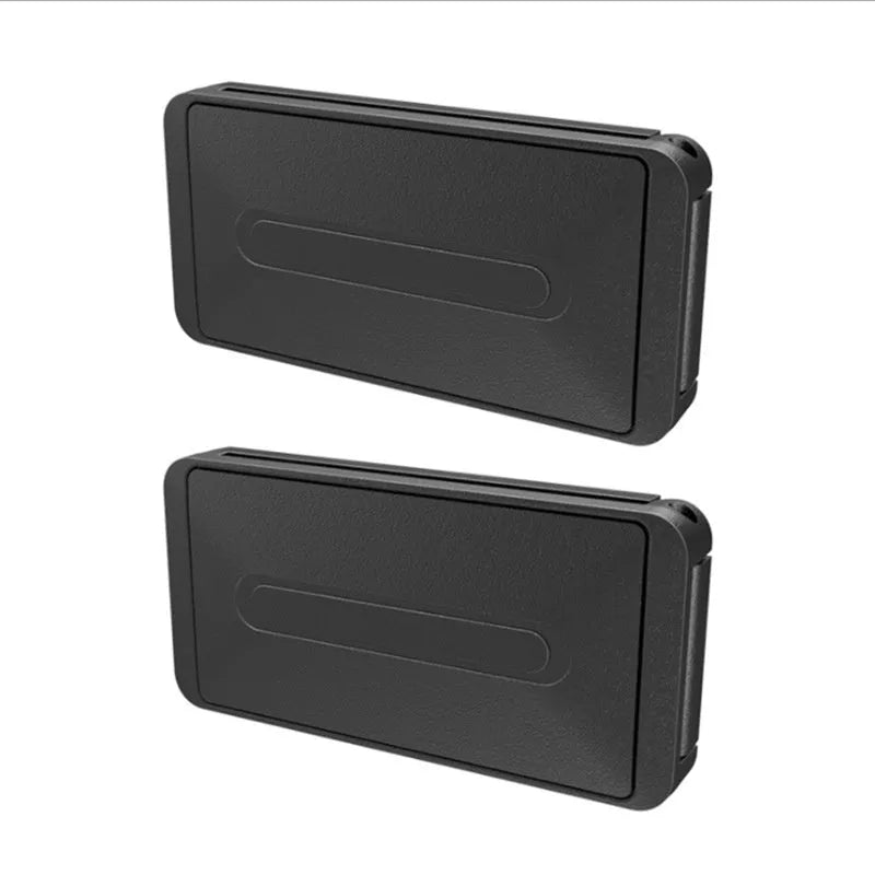 Car seat belt adjustment clip made from ABS material in black and silver finishes