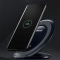 Qi wireless fast charger for Galaxy Note Edge in black or white with logo or neutral design options