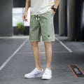 Men's South Korea style straight cut loose beach shorts in multiple colours