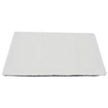 Grey self-heating pet bed with plush fabric and reflective thermal layer for indoor winter use