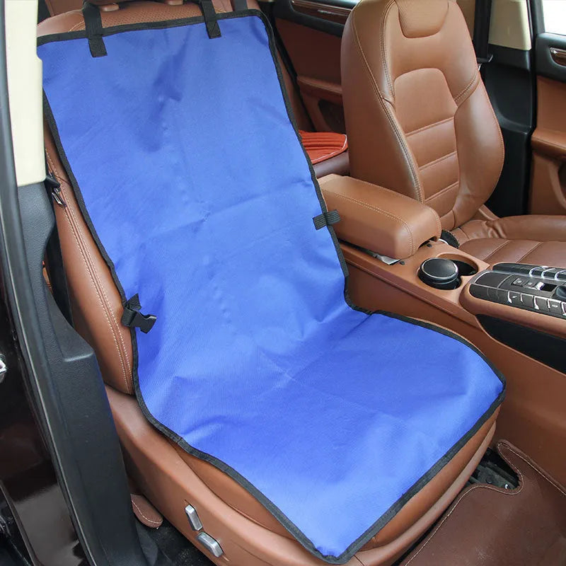 Dog car seat cover waterproof Oxford fabric unfolded on car seat, 106x46.5cm, available in black, blue, red