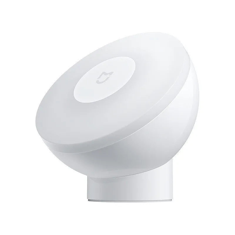 White PC plastic bedside lamp with human body induction sensor and Bluetooth connectivity