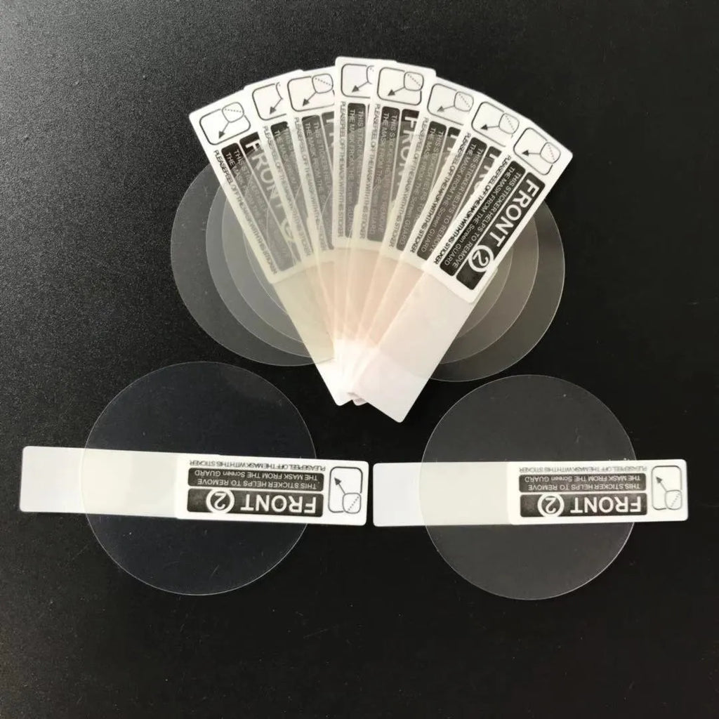 Three transparent matte screen protector films for Ticwatch 2 smartwatch display protection