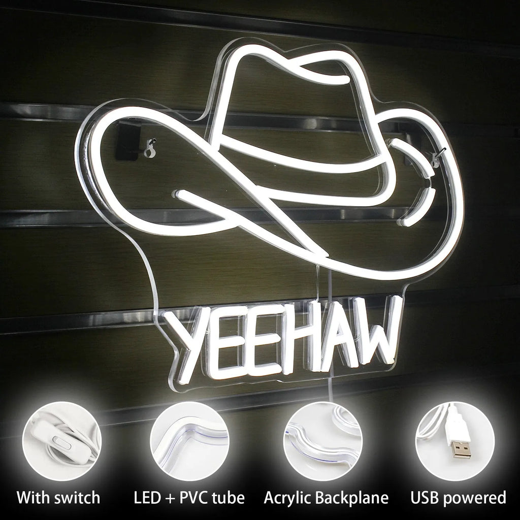 LED illuminated decorative light in cold white colour, 40x27cm, with IP67 waterproof rating for outdoor use